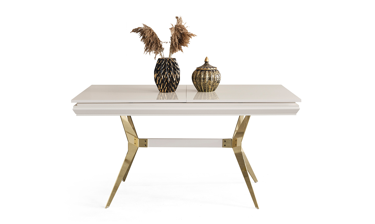 Angel Gold Metal Ayaklı Yemek Masası Masalar