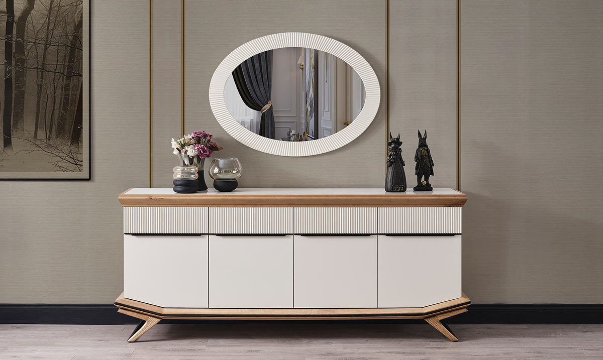 Elize Metal Ayaklı Yemek Odası Takımı Yemek Odası