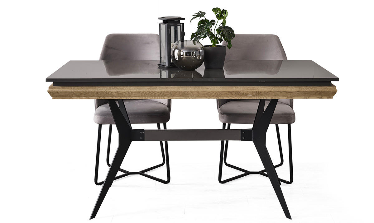 Grand Ahşap Metal Ayaklı Yemek Odası Takımı Yemek Odası