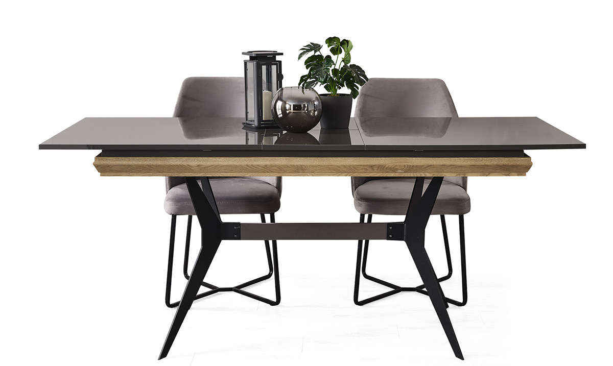 Grand Ahşap Metal Ayaklı Yemek Odası Takımı Yemek Odası