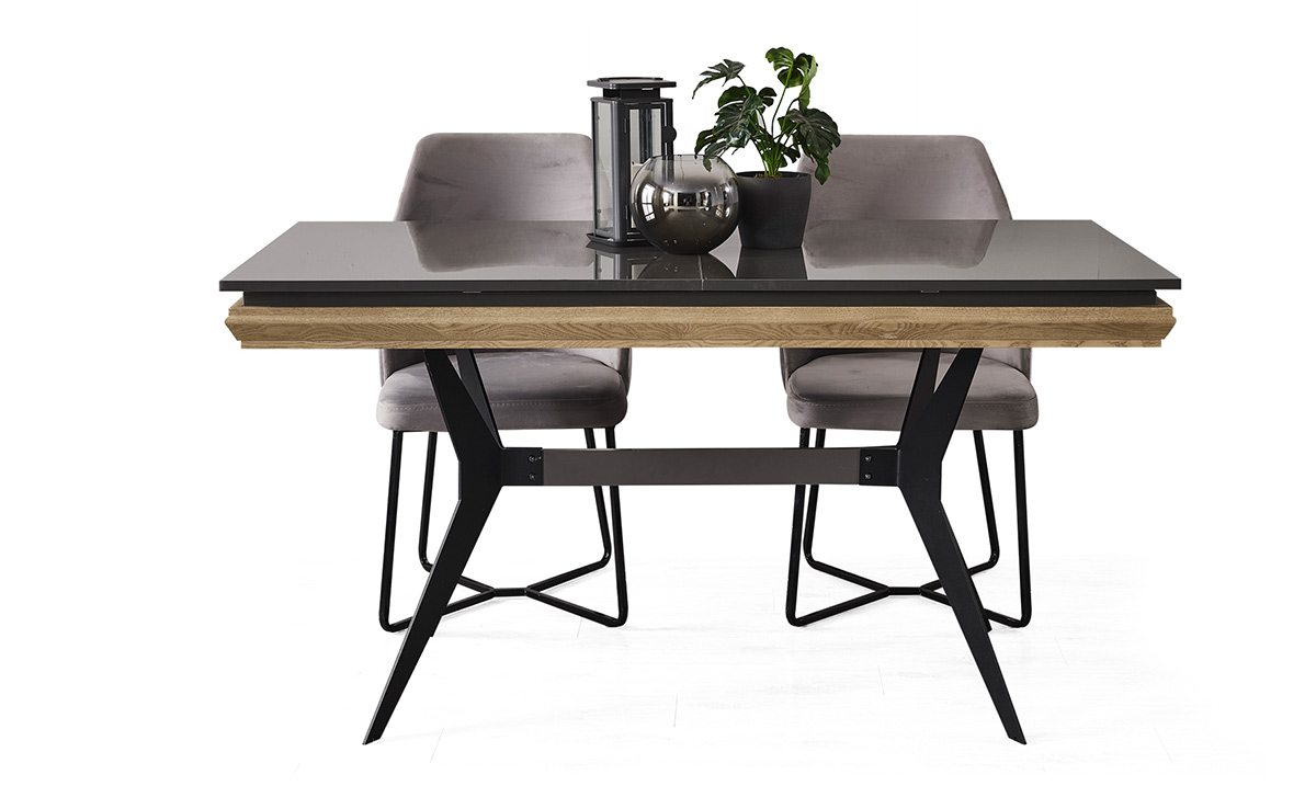 Grand Ahşap Metal Ayaklı Yemek Masası Masalar