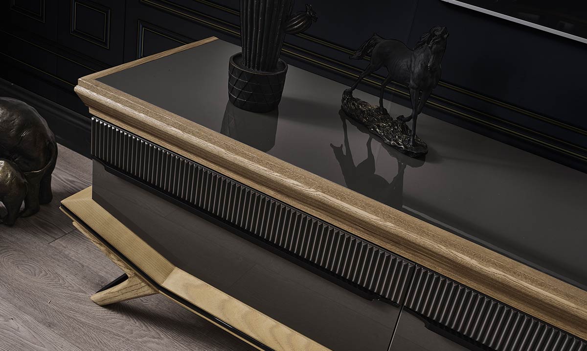 Grand Ahşap Ayaklı Tv Ünitesi TV Ünitesi