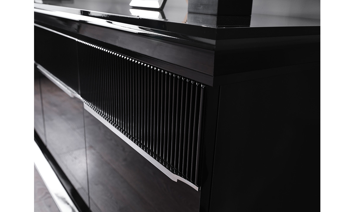 Masarati Gümüş Metal Ayaklı Yemek Odası Takımı Yemek Masası