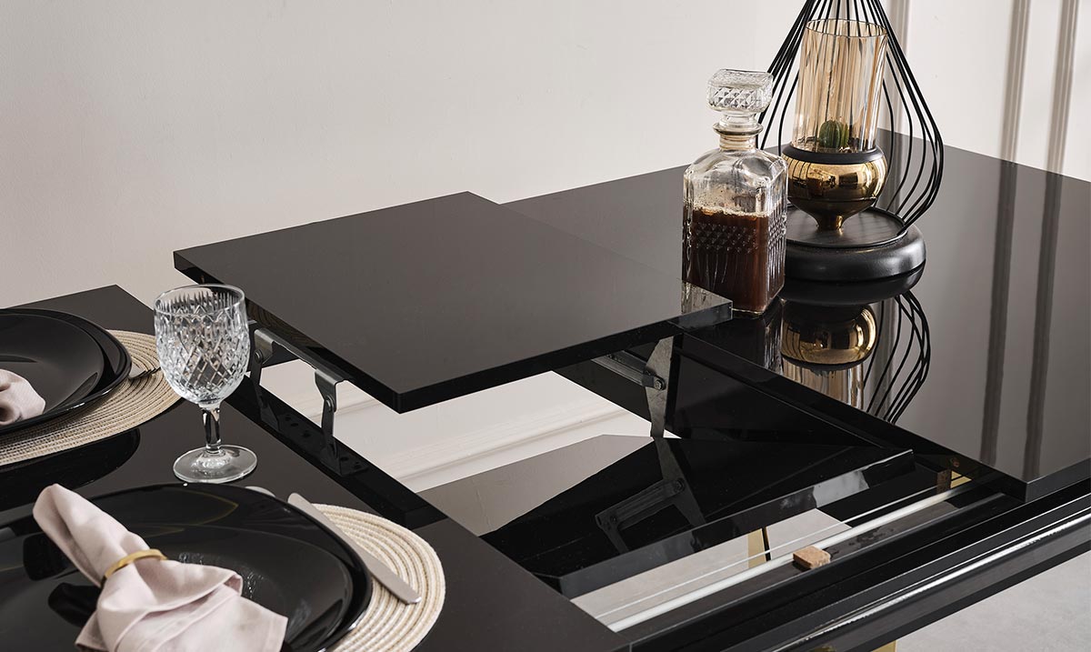 Masarati Gold Metal Ayaklı Yemek Masası Masalar