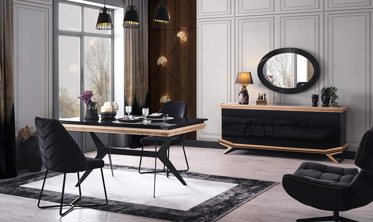 Okyanus Ahşap Yemek Odası Takımı Yemek Odası