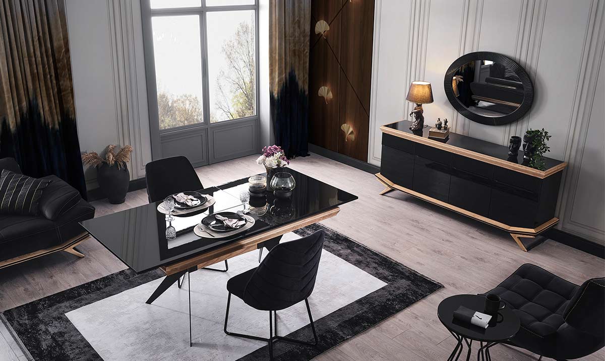 Okyanus Ahşap Yemek Odası Takımı Yemek Odası