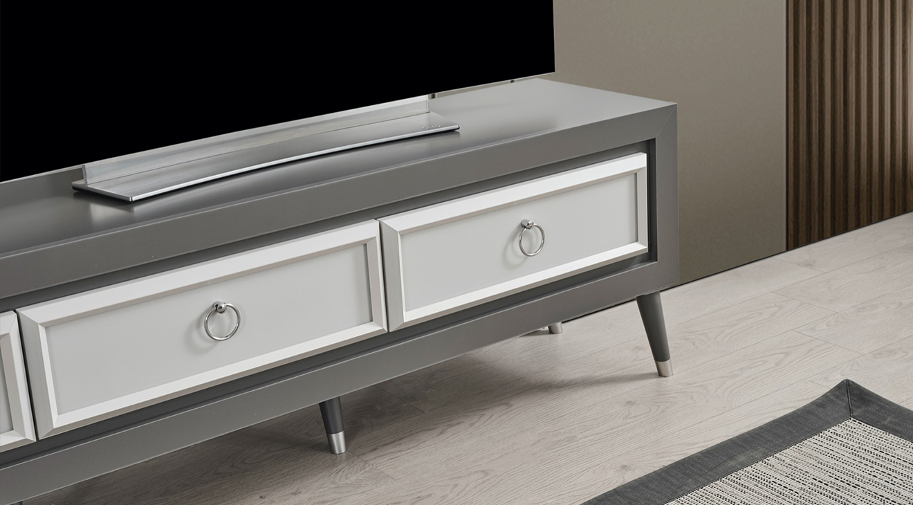 Marian Ahşap Ayaklı Tv Ünitesi TV Ünitesi