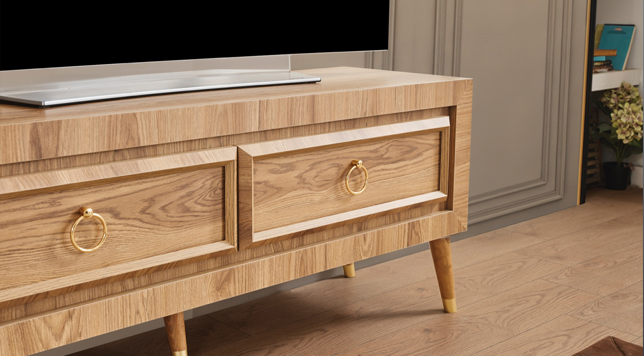 Pablo Ahşap Ayaklı Tv Ünitesi TV Ünitesi