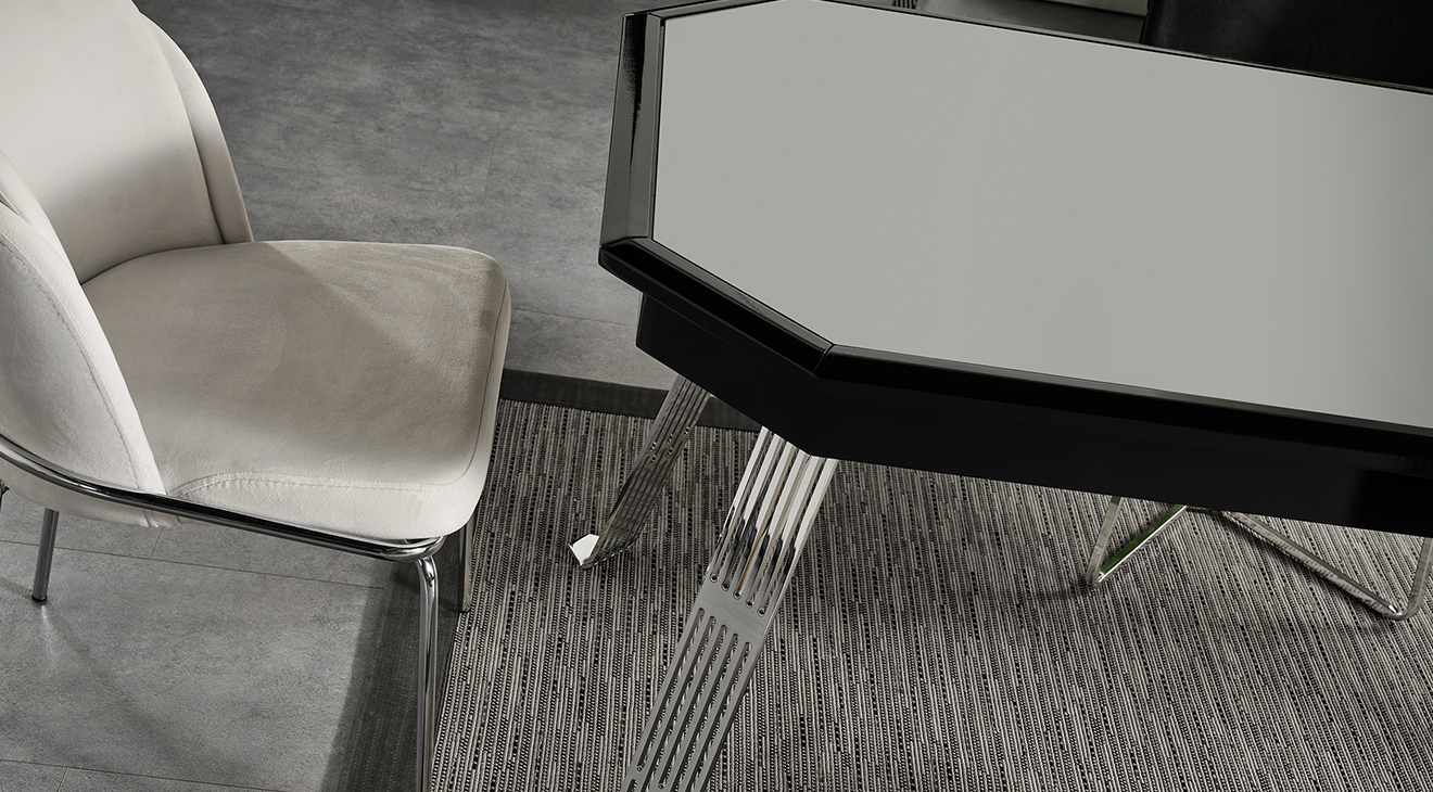 Berlin Siyah Yemek Odası Takımı Yemek Odası