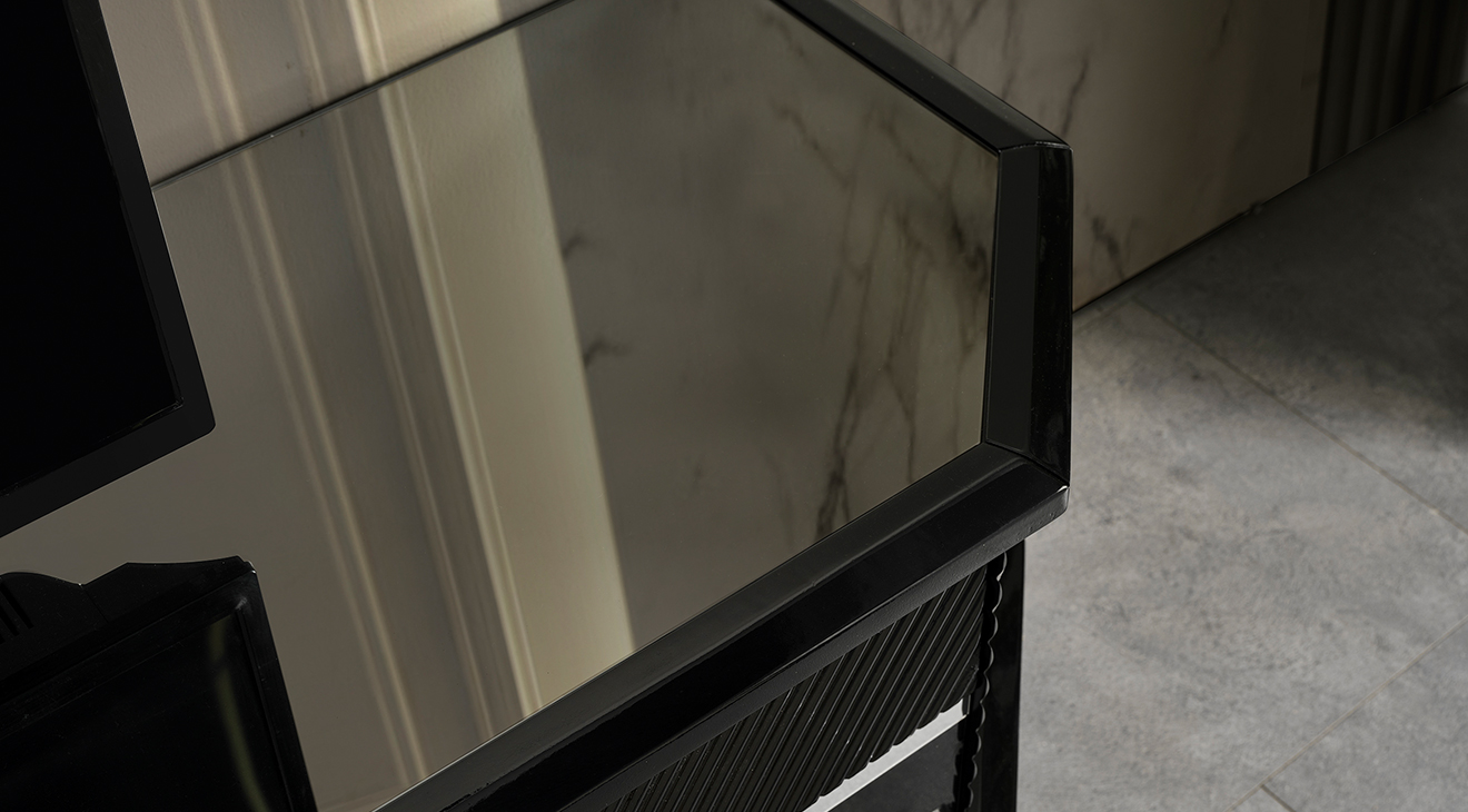 Berlin Siyah Tv Ünitesi TV Ünitesi