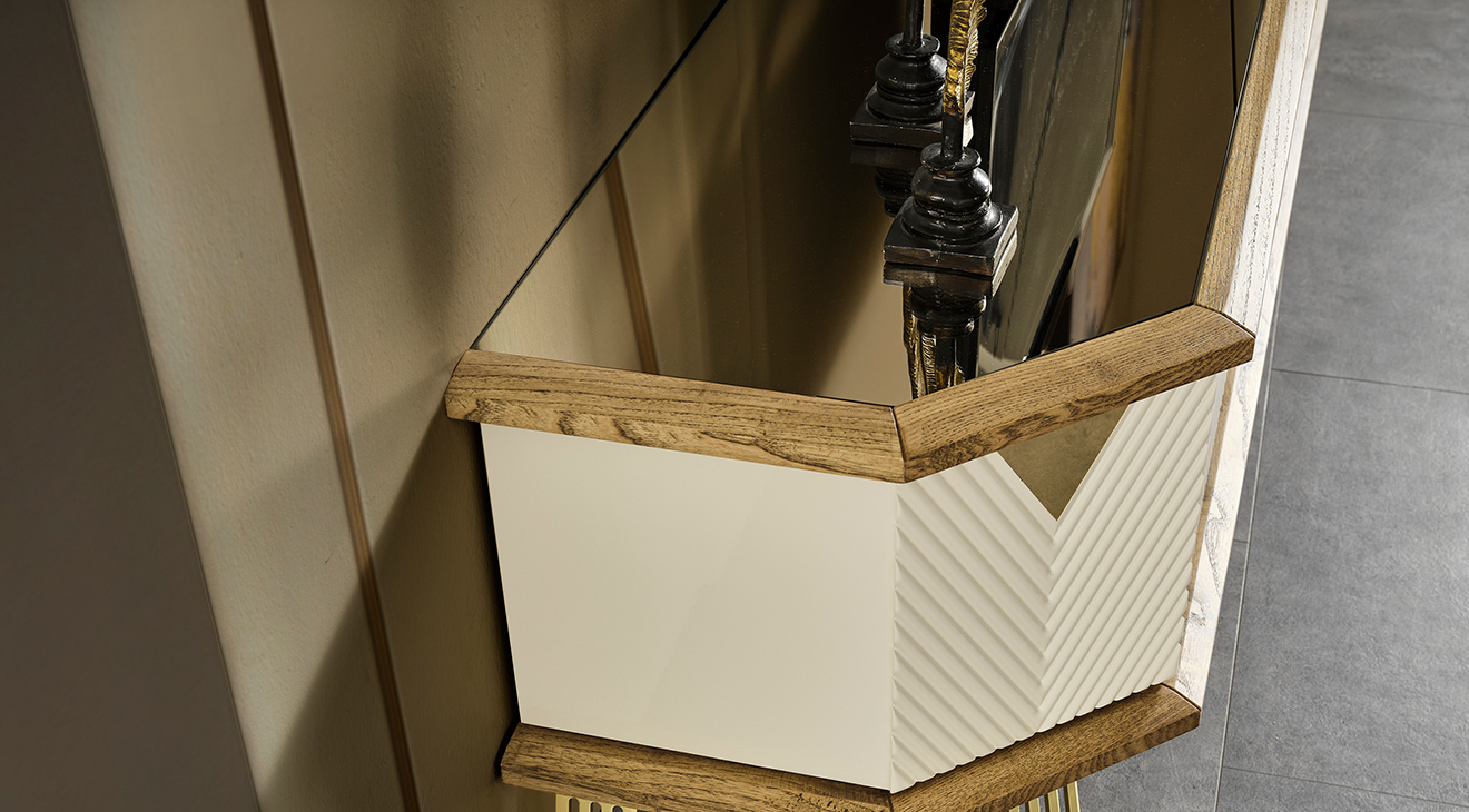 Milano Gold Metal Ayaklı Tv Ünitesi TV Ünitesi