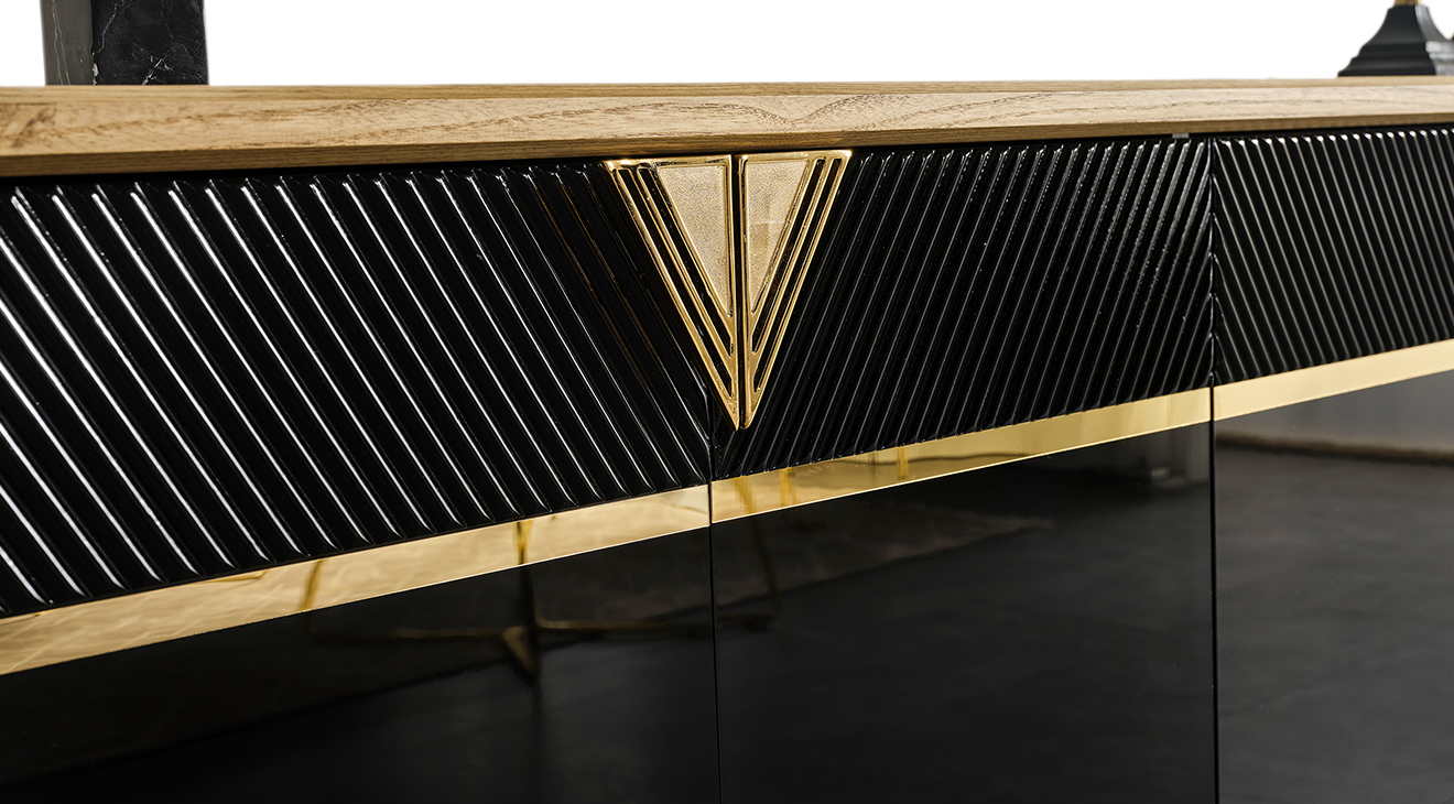 Porto Gold Metal Ayaklı Yemek Odası Takımı Yemek Odası