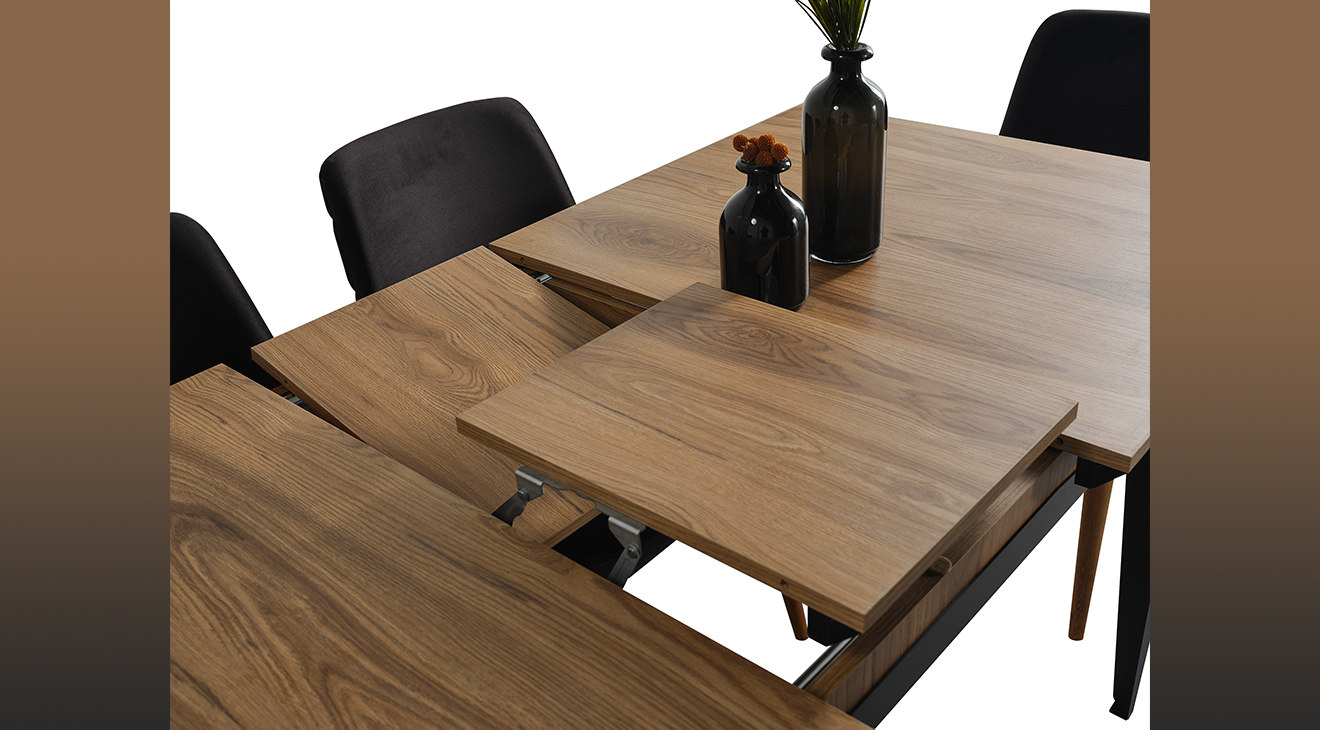 Ada Ceviz Modern Yemek Odası Takımı Yemek Odası