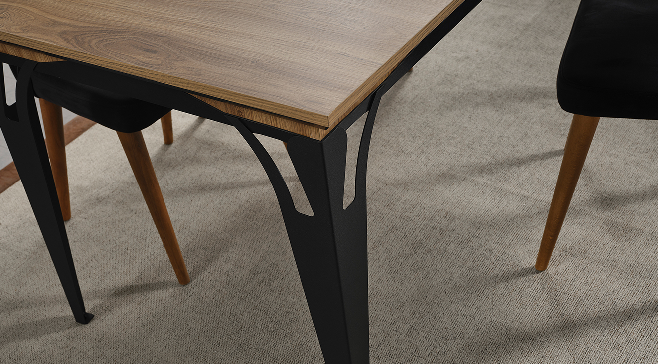 Ada Ceviz Modern Yemek Odası Takımı Yemek Odası