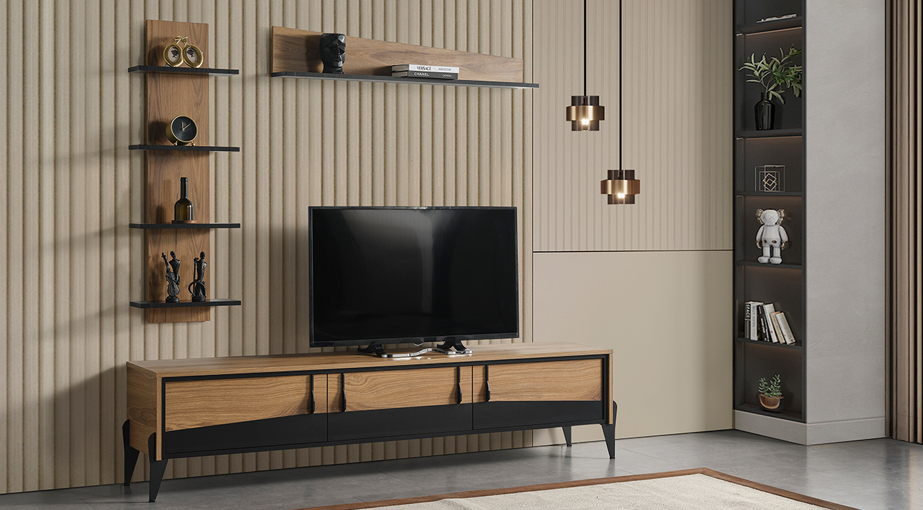 Ada Ceviz Modern Tv Ünitesi TV Ünitesi