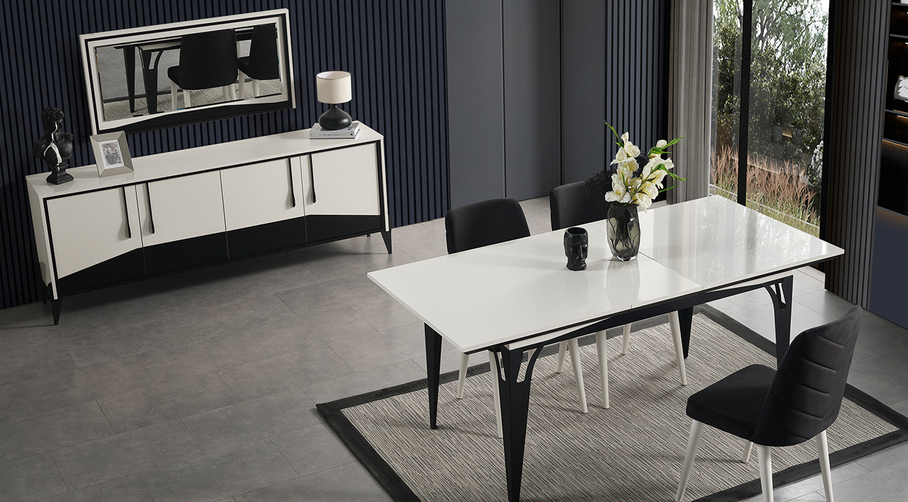 Nehir Modern Yemek Odası Takımı Yemek Odası