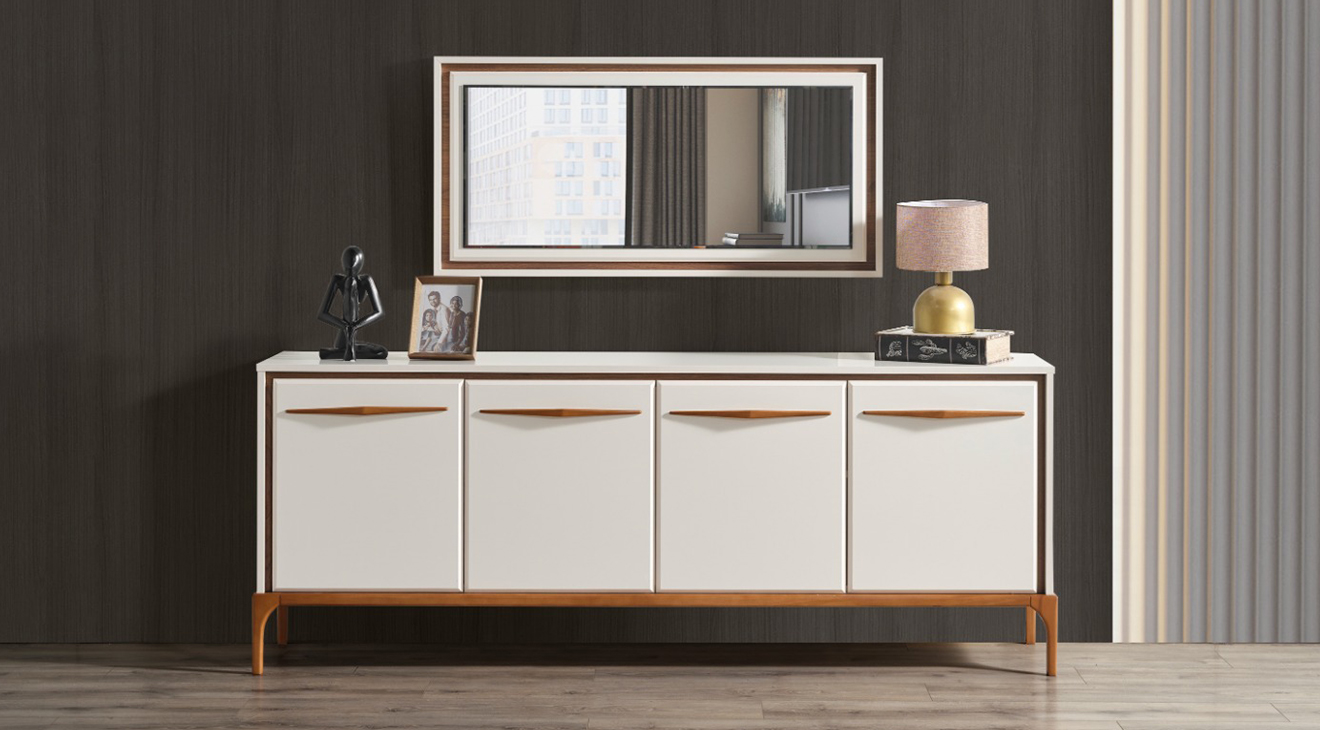 Kumsal Ahşap Ayaklı Yemek Odası Takımı Yemek Odası