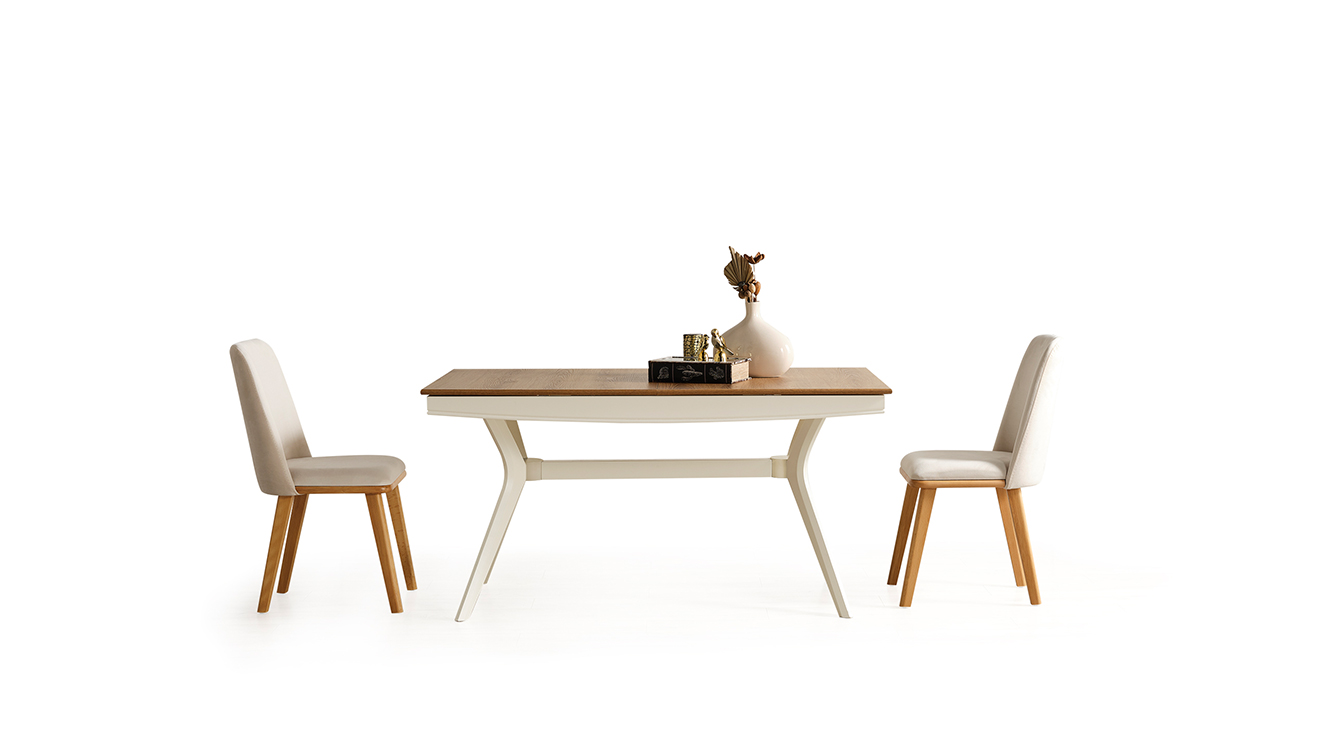 Silva Ahşap Ayaklı Yemek Odası Takımı Yemek Odası