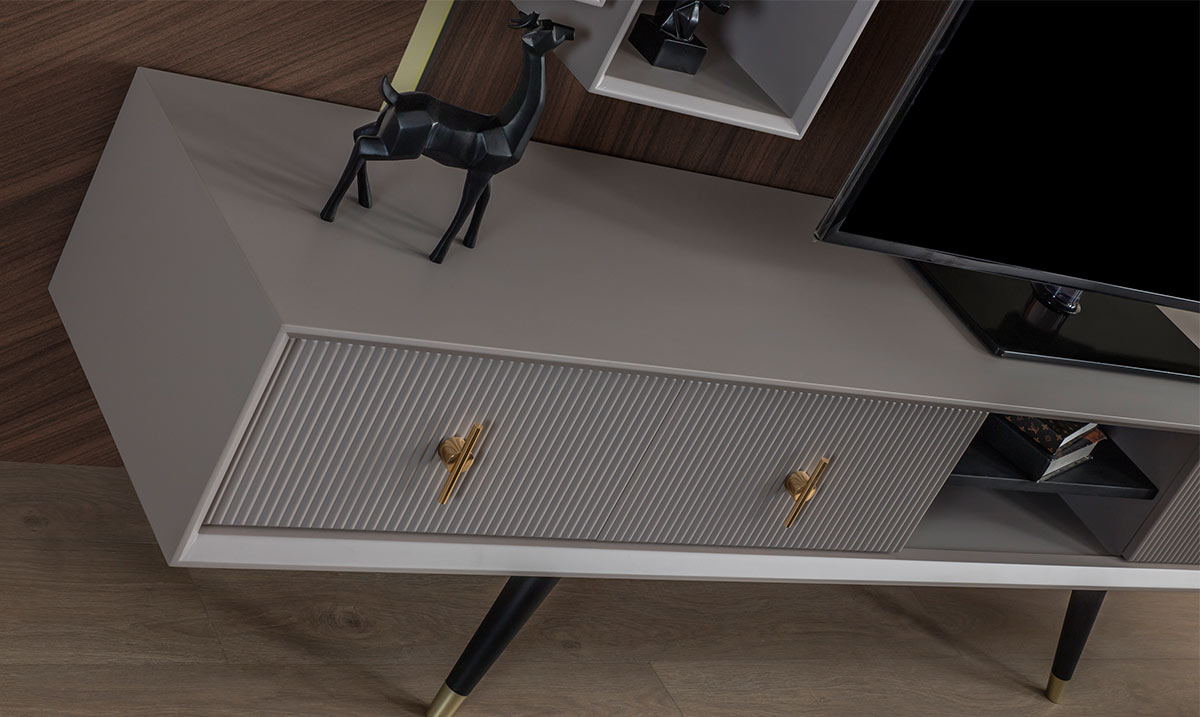 Golf Gri TV Ünitesi TV Ünitesi