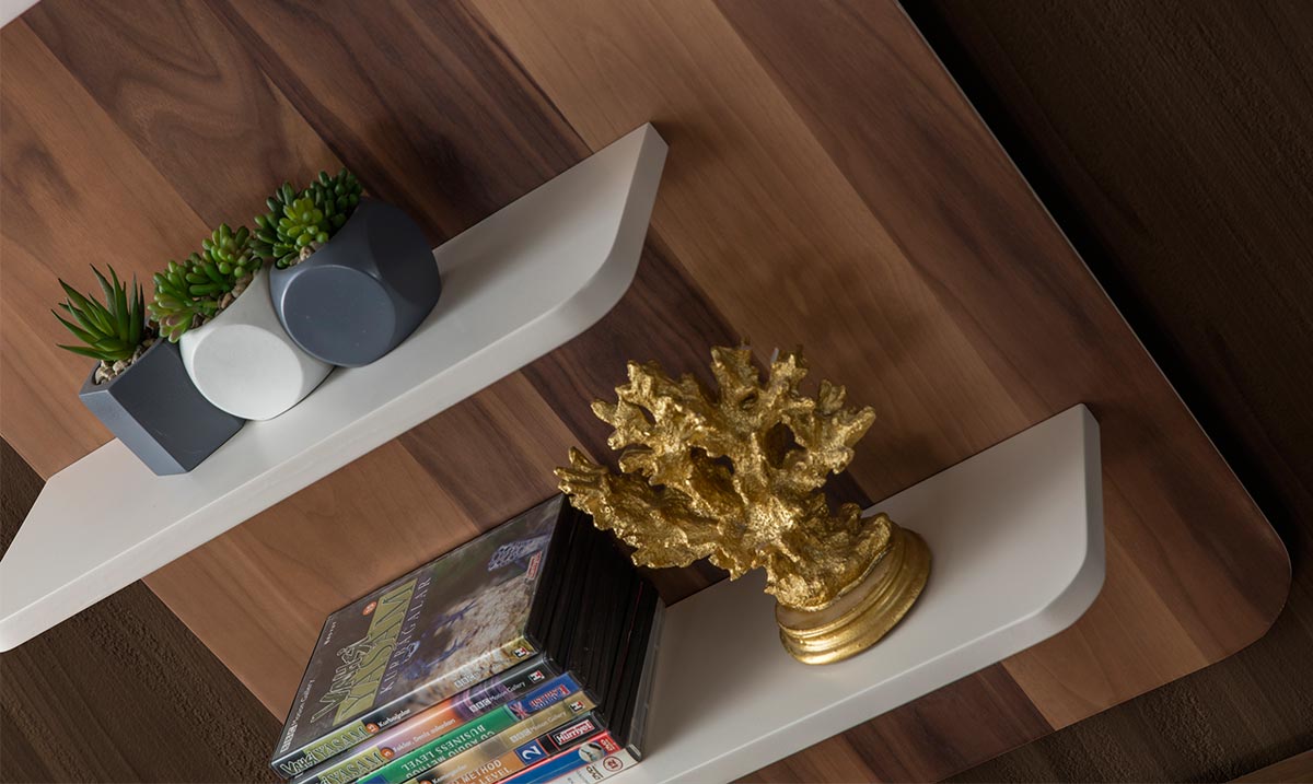 Royal Gold Metal Ayaklı TV Ünitesi TV Ünitesi