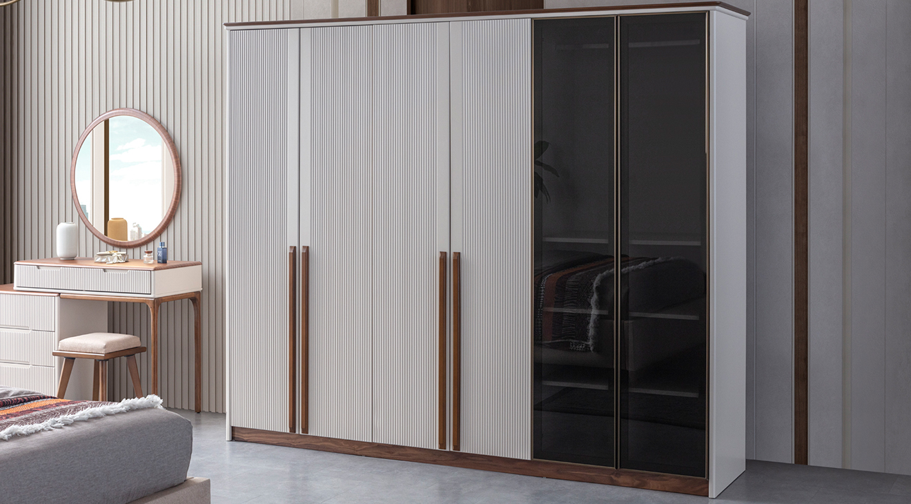 İnci 6 Kapaklı Yatak Odası Takımı Yatak Odası