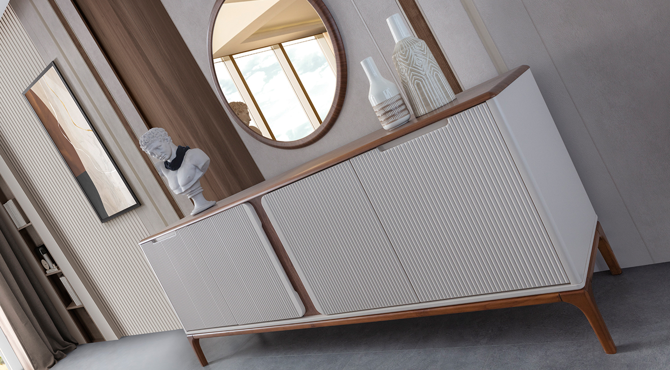 İnci Ahşap Ayaklı Yemek Odası Takımı Yemek Odası