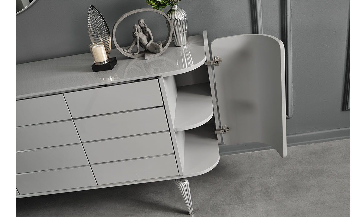 Karya Sis Grisi Yemek Odası Takımı Yemek Odası