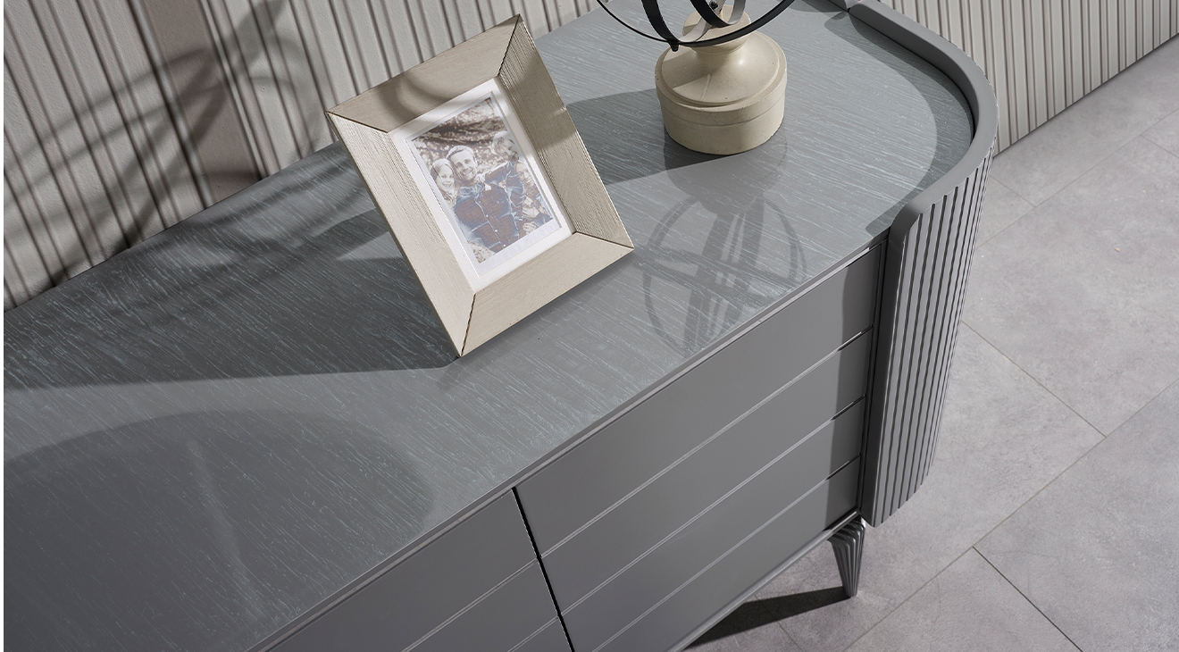 Karya Gri Yemek Odası Takımı Yemek Odası