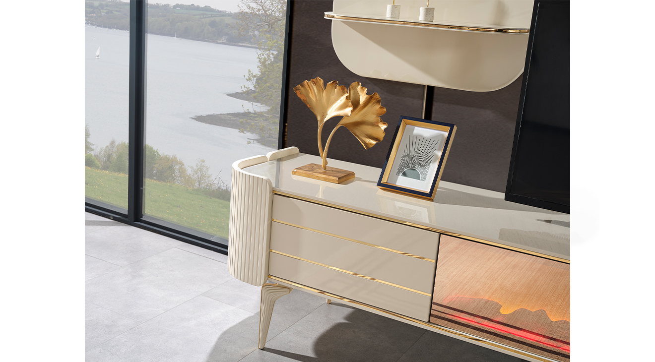 Karya Şömineli Tv Ünitesi TV Ünitesi