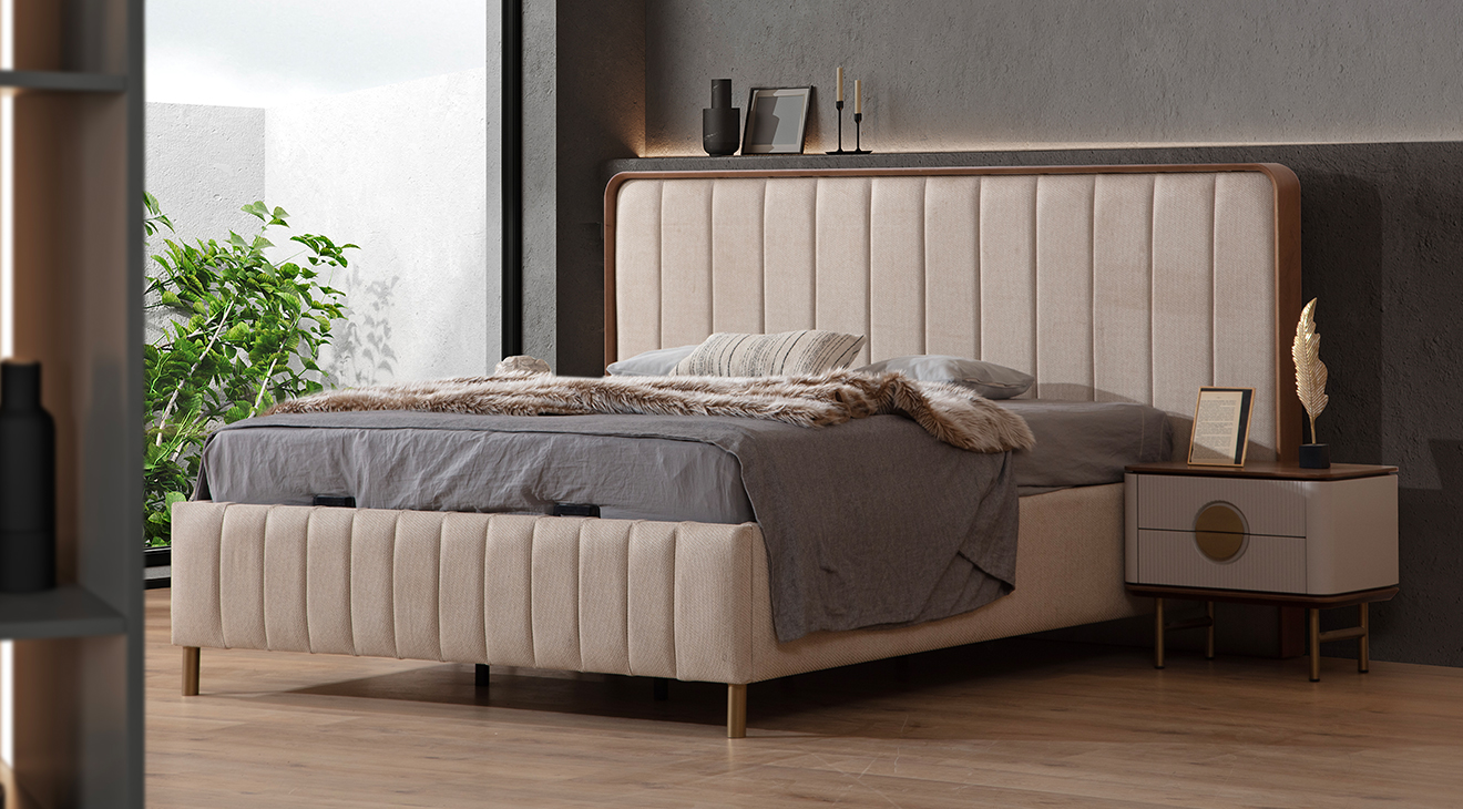 Viola Köşe Dolaplı Yatak Odası Takımı Köşe Dolap