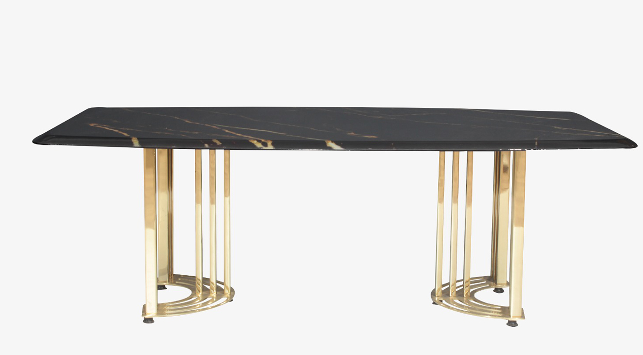 Olivia Gold Metal Ayaklı Masa Masa Sandalye