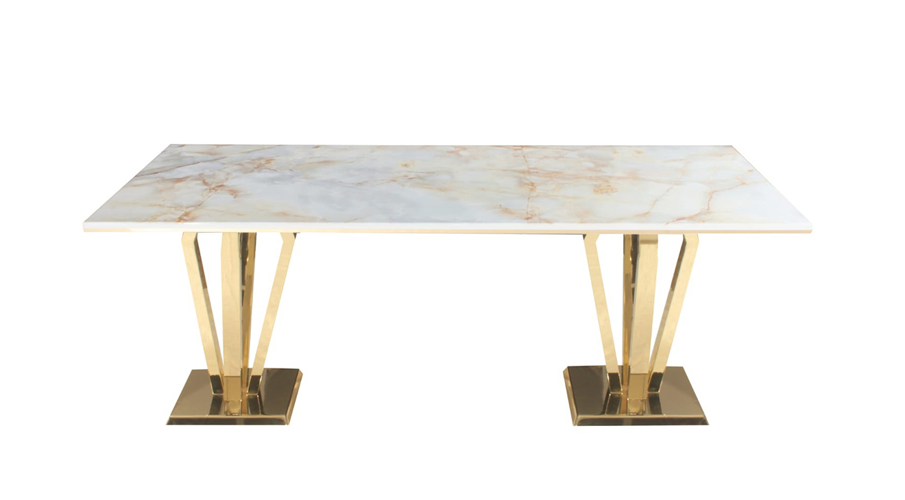 Vegas Gold Metal Ayaklı Masa Masa Sandalye