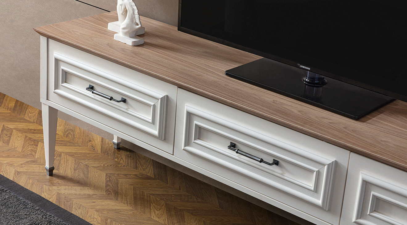 İstanbul Ahşap Ayaklı Tv Ünitesi TV Ünitesi