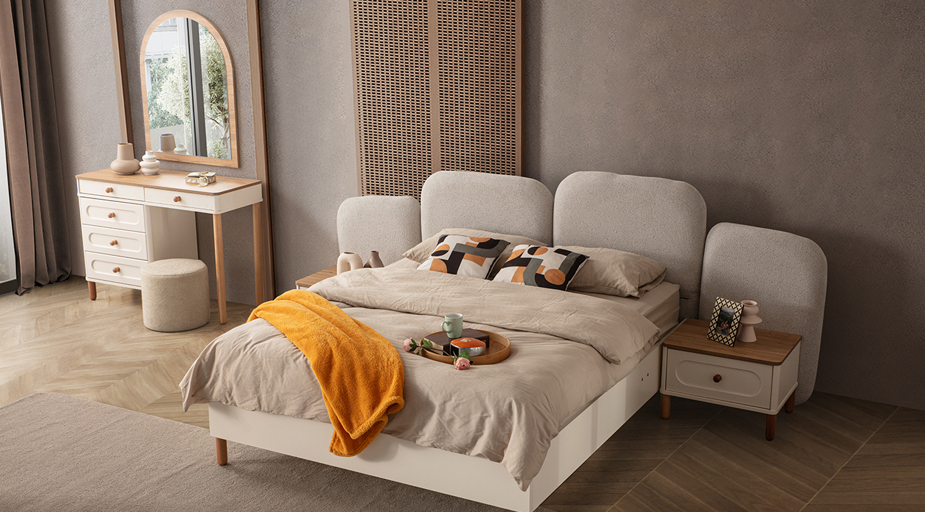 Bohem Zen 6 Kapaklı Yatak Odası Takımı Yatak Odası