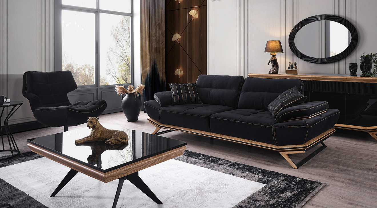 Wow Yataklı Metal Ayaklı Koltuk Takımı 2