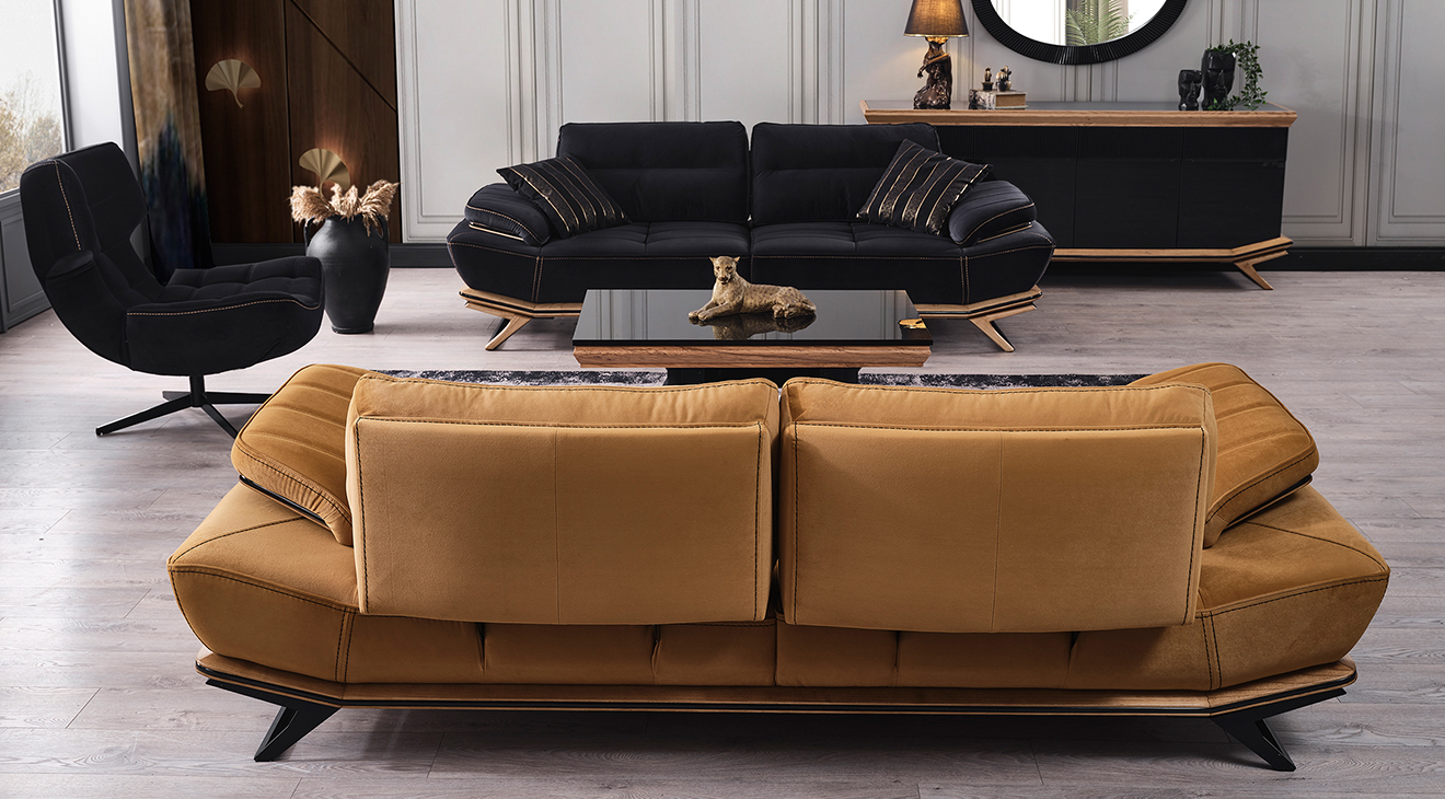 Wow Yataklı Metal Ayaklı Koltuk Takımı 3