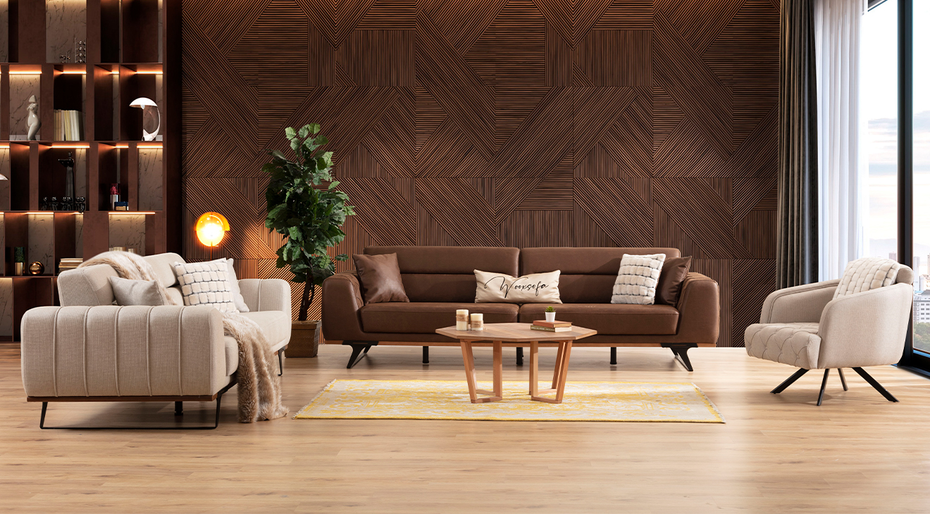 Kent Siyah Metal Ayaklı Yataklı Koltuk Takımı Yataklı Koltuk Takımları