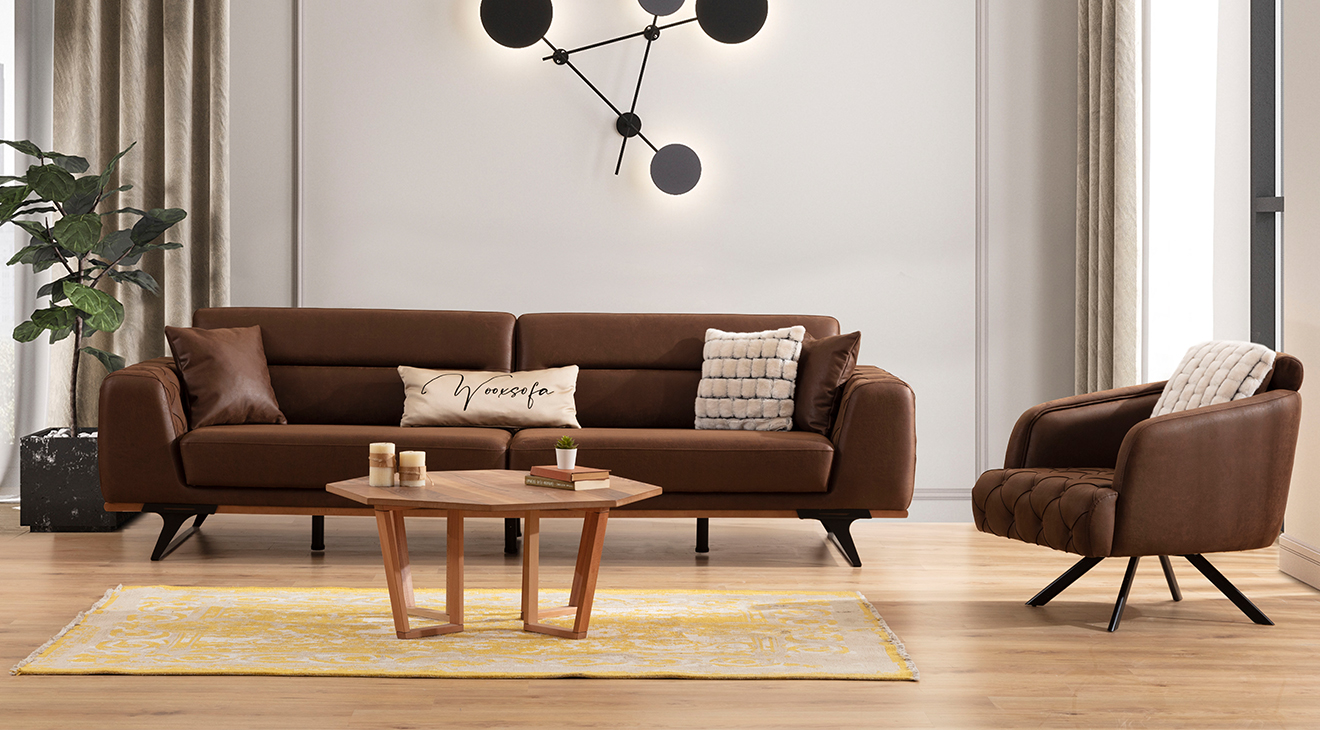 Kent Siyah Metal Ayaklı Yataklı Koltuk Takımı Yataklı Koltuk Takımları