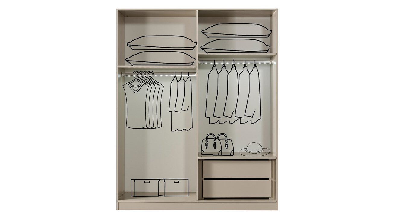 Lexus 6 Kapaklı Yatak Odası Takımı Yatak Odası