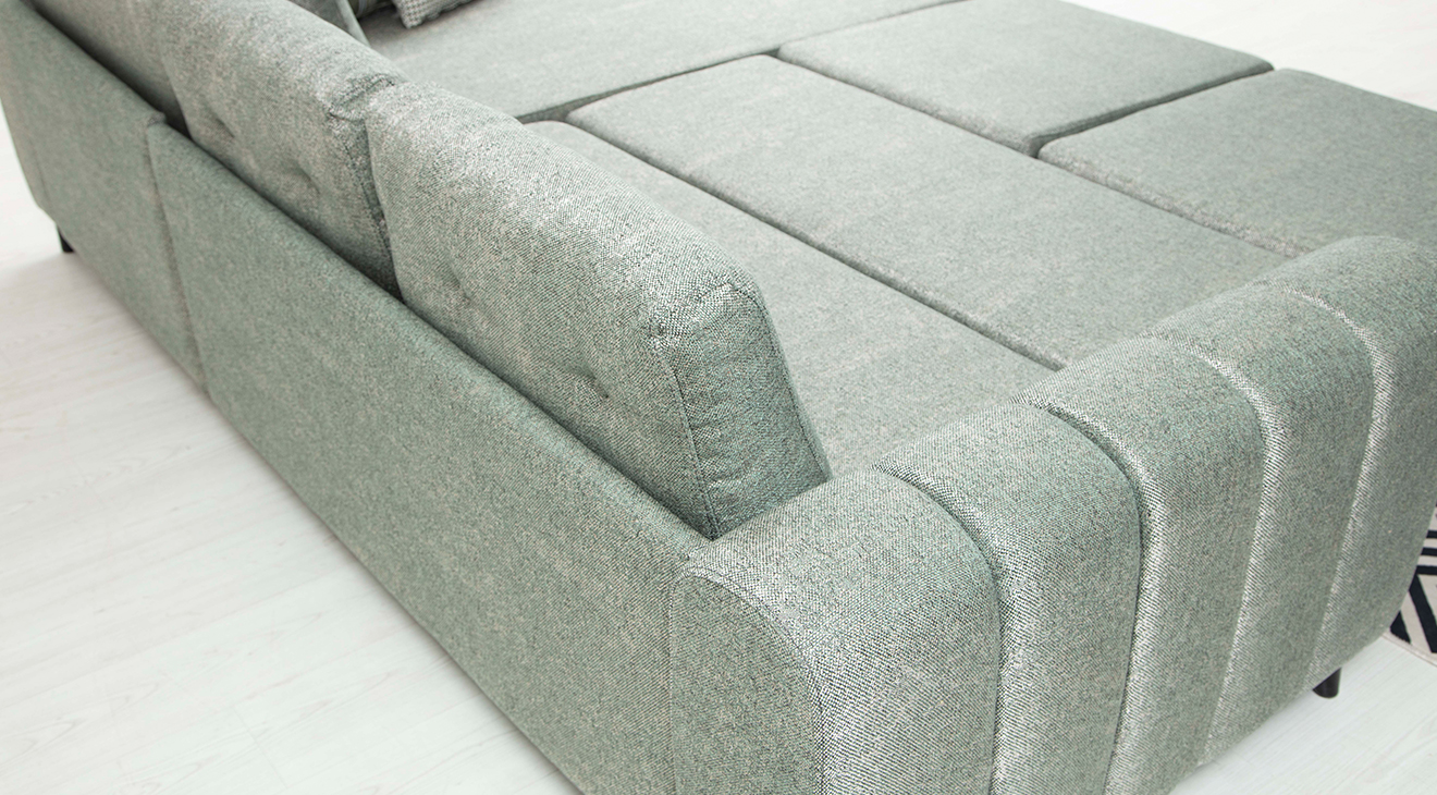 Fiona Yataklı Sandıklı Köşe Koltuk Takımı Yataklı ve Sandıklı Koltuk Takımları