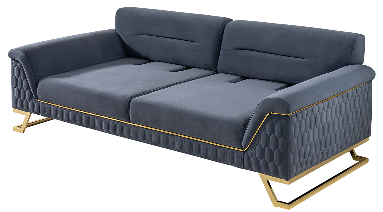 Artoo Yataklı Gold Metal Ayaklı Koltuk Takımı Yataklı Koltuk Takımları