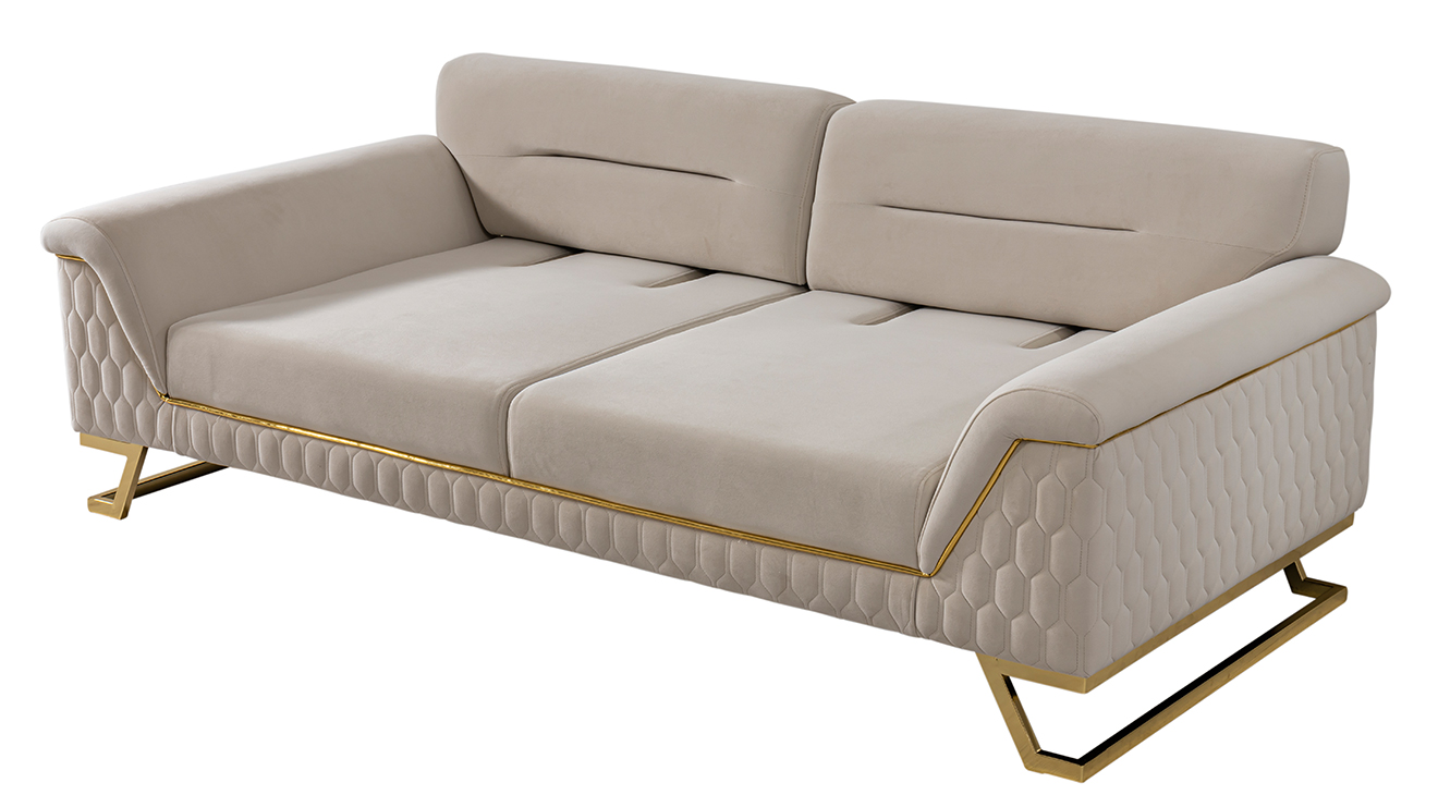 Artoo Yataklı Gold Metal Ayaklı Koltuk Takımı Yataklı Koltuk Takımları