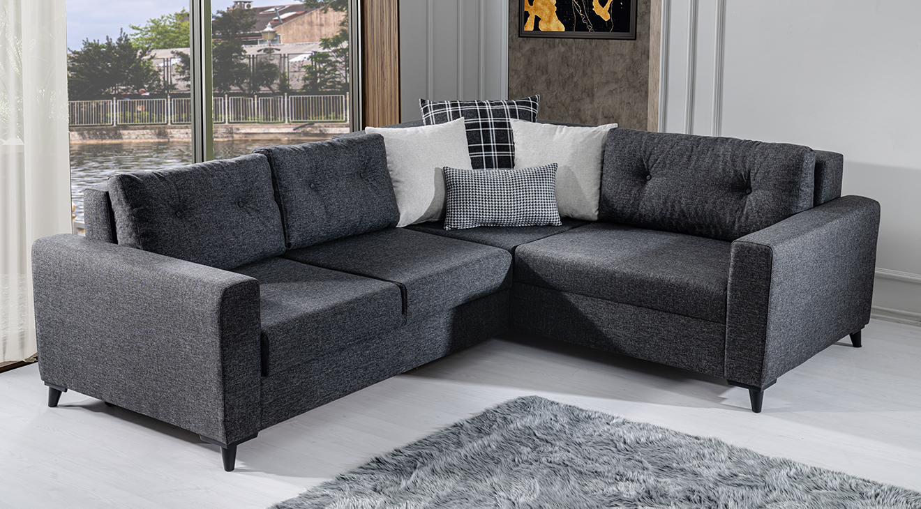 Bahar Yataklı Köşe Koltuk Takımı Yataklı KöşeTakımları