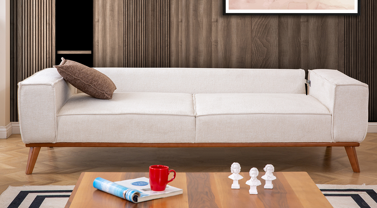 Luke Ahşap Ayaklı Yataklı Koltuk Takımı Yataklı Koltuk Takımları