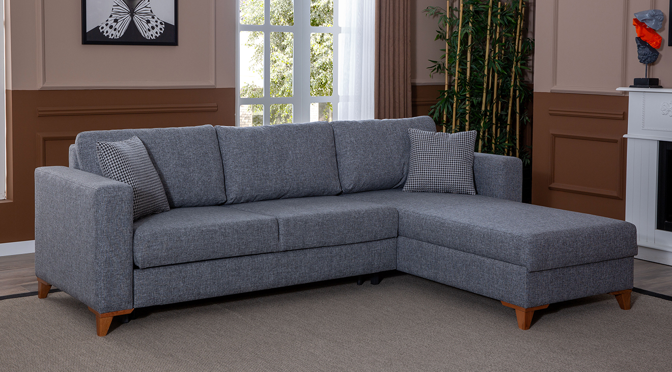 Deniz Yataklı Sandıklı Köşe Koltuk Takımı Yataklı ve Sandıklı Koltuk Takımları