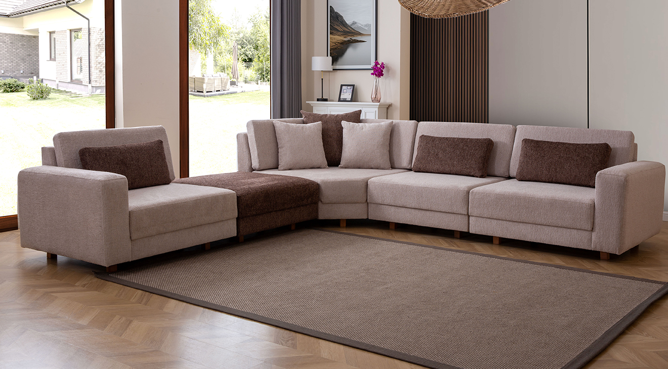 Padme Modern Köşe Koltuk Takımı Modern Köşe Takımları