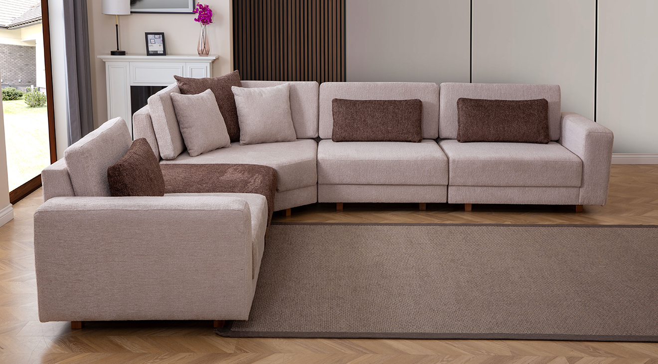 Padme Modern Köşe Koltuk Takımı Modern Köşe Takımları
