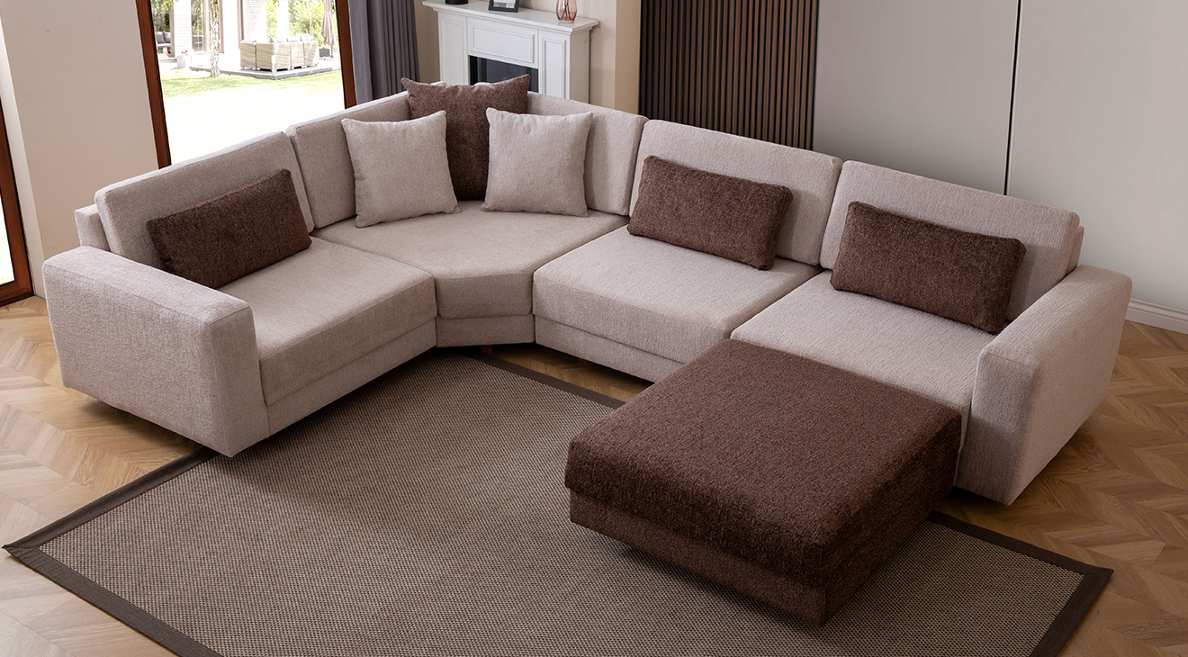 Padme Modern Köşe Koltuk Takımı Modern Köşe Takımları