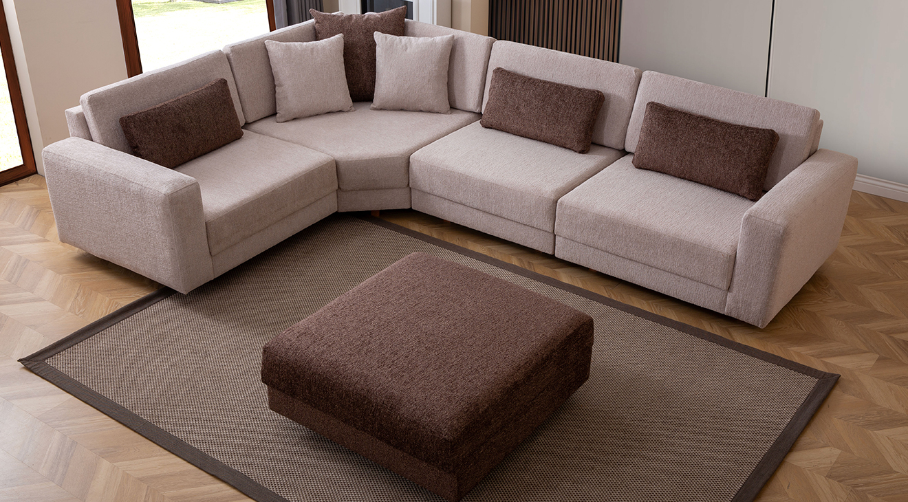 Padme Modern Köşe Koltuk Takımı Modern Köşe Takımları
