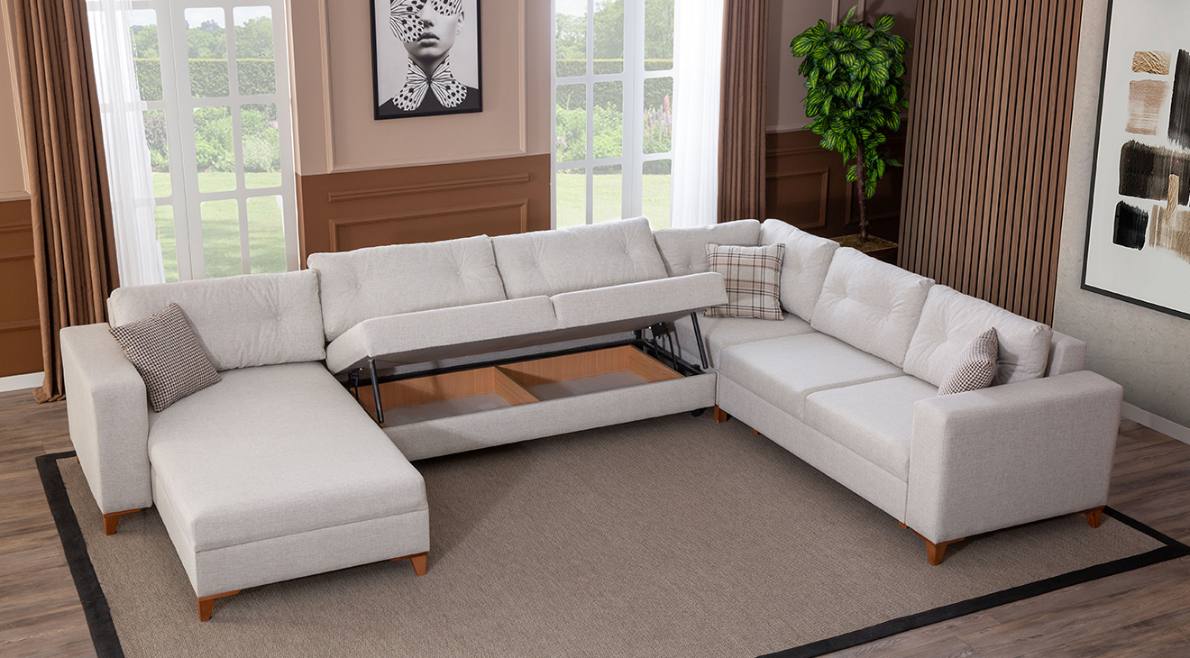 Kumsal U Köşe Koltuk Takımı Köşe Koltuk